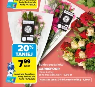 Bukiet kwiatów Carrefour