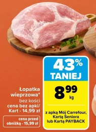 Łopatka bez kości Carrefour