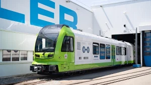 Stadler i ARTS prezentują pierwszy na świecie pociąg woskotorowy na wodór.