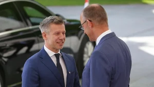 Premier Węgier Peter Magyar w Berlinie z kanclerzem Niemiec Friedrichem Merzem