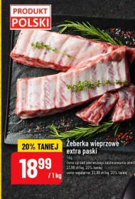 Żeberka wieprzowe Polski