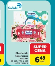 Chusteczki higieniczne Regina