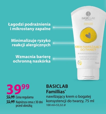 Зволожуючий крем для обличчя Basiclab