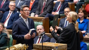 Andry Burnham został zaprzysiężony na członka Izby Gmin, co otwiera mu drogę do objęcia funkcji premiera