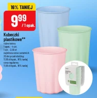 Kubeczki plastikowe