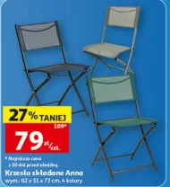 Krzesło składane Annas