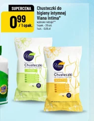 Chusteczki do higieny intymnej Viana intima
