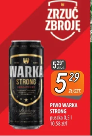 Piwo Warka Strong