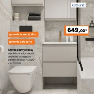 Szafka z umywalką Cersanit