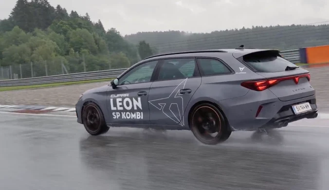 Cupra Leon VZ to praktyczne kombi o mocy 333 KM. Na torze jest jak przecinak