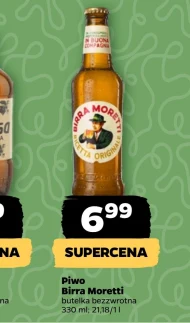 Piwo Birra Moretti