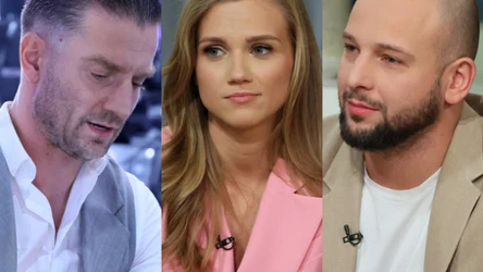 Marcin Rogacewicz, Agnieszka Kaczorowska i Maciej Pela