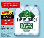Woda niegazowana Żywiec zdrój