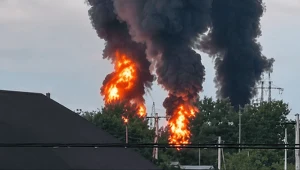 Wybuch w składzie ropy naftowej na Kubaniu