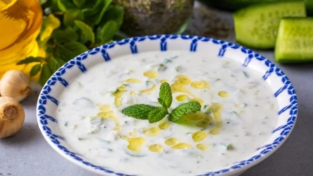 Traditional delicious appetizer; tzatziki
