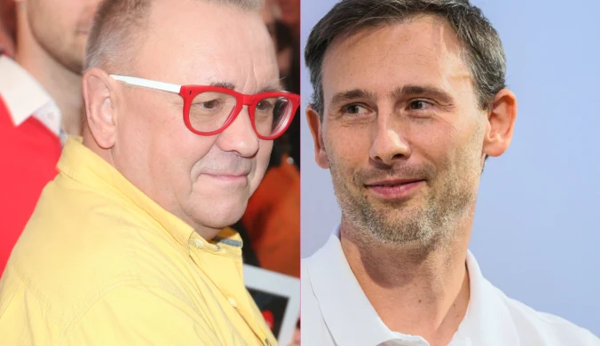 Jerzy Owsiak i Sławosz Uznański-Wiśniewski