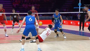 Liga Narodów siatkarzy. Asy serwisowe meczu Chiny-Belgia. WIDEO
