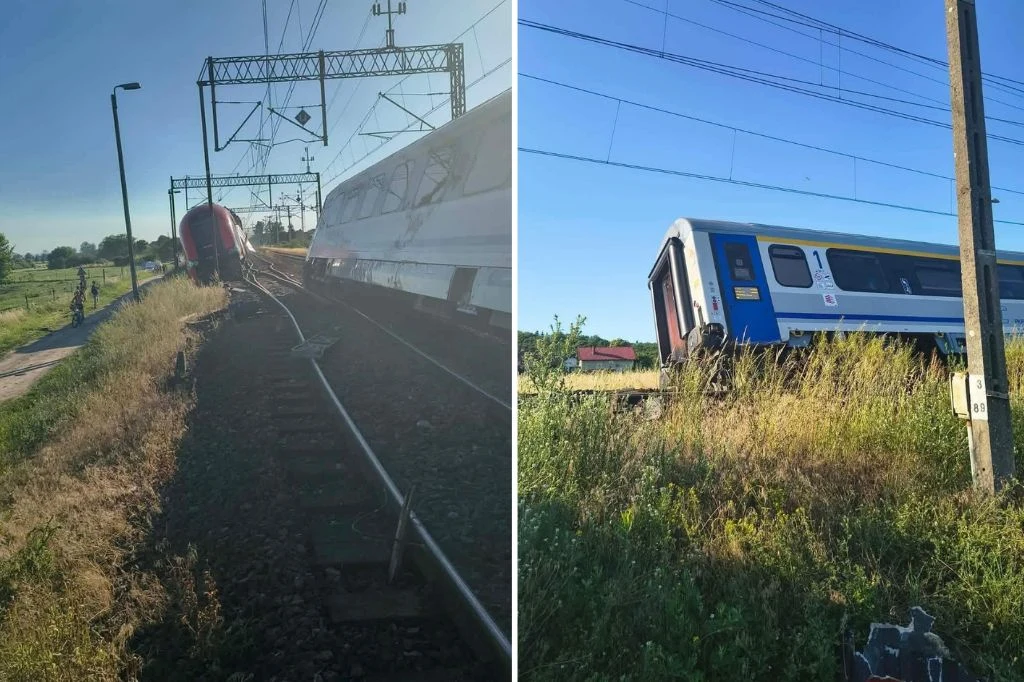 Zderzenie pociągów w Wielkopolsce Zderzenie pociągów w okolicy stacji kolejowej Białośliwie.