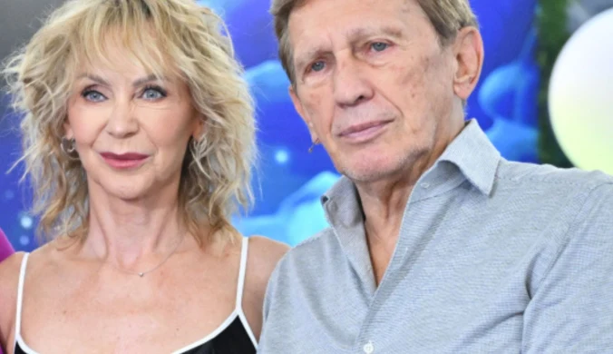 Beata Ścibakówna i Jan Englert w halo tu polsat