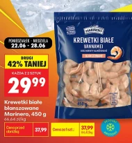 Blanszowane krewetki Marinero