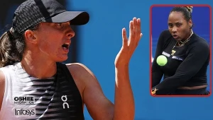 Iga Świątek zagra w I rundzie Wimbledonu z Taylor Townsend (na małym zdj.) 