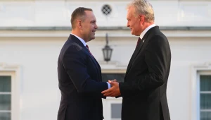Karol Nawrocki i Gitanas Nauseda