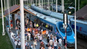 Pendolino dojechało do Ustki. Pociąg PKP Intercity zrobił to pierwszy raz.