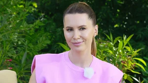 Agnieszka Hyży w "halo tu polsat"