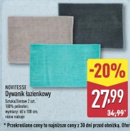 Dywanik łazienkowy Novitesse