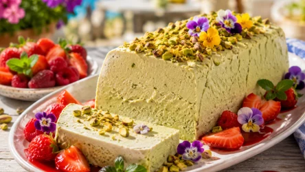 Pistacjowe semifreddo