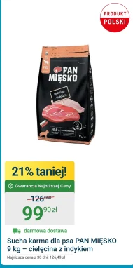 Karma dla psa Pan Mięsko