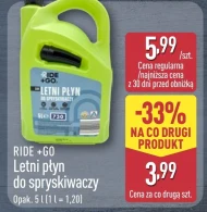 Płyn do spryskiwaczy Ride + Go