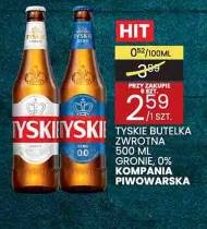 Piwo bezalkoholowe Tyskie