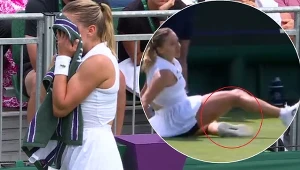 Maja Chwalińska doznała kontuzji w pierwszym meczu na Wimbledonie