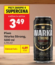 Piwo Warka Strong