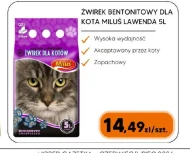 Żwirek bentonitowy Miluś