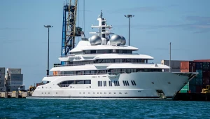 Rosyjski luksusowy jacht "Amadea", zdj. ilustracyjne