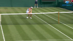 Magdalena Fręch odpada z Wimbledonu po zaciętym meczu z Kalinską [WIDEO]
