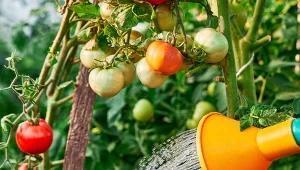 W upały przygotowuj specjalną wodę do podlewania. Pomidory będą jędrne