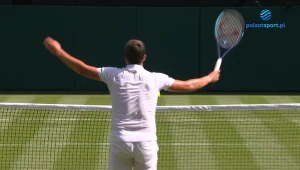 "Niewiarygodne" - takie słowo padło po akcji w meczu Wimbledonu [WIDEO]