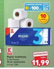 Papier toaletowy Kaufland