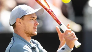 Kamil Majchrzak rywalizował z Alejandro Tabilo o awans do drugiej rundy Wimbledonu