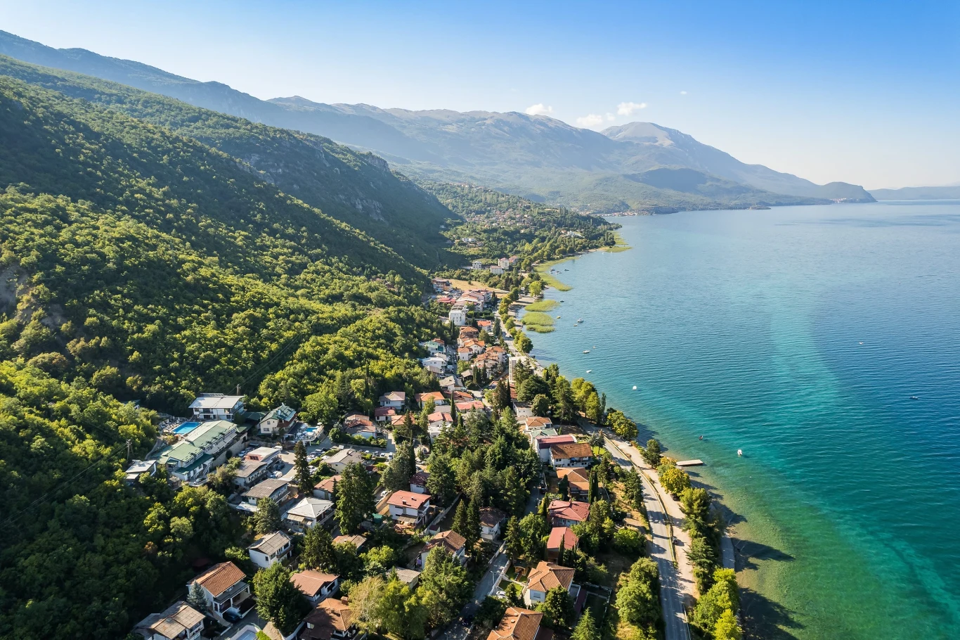 Panorama Jeziora Ochrydzkiego