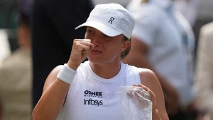 Co za sceny po meczu Igi Świątek. Łzy w oczach Polki po pierwszej wygranej w Wimbledonie.