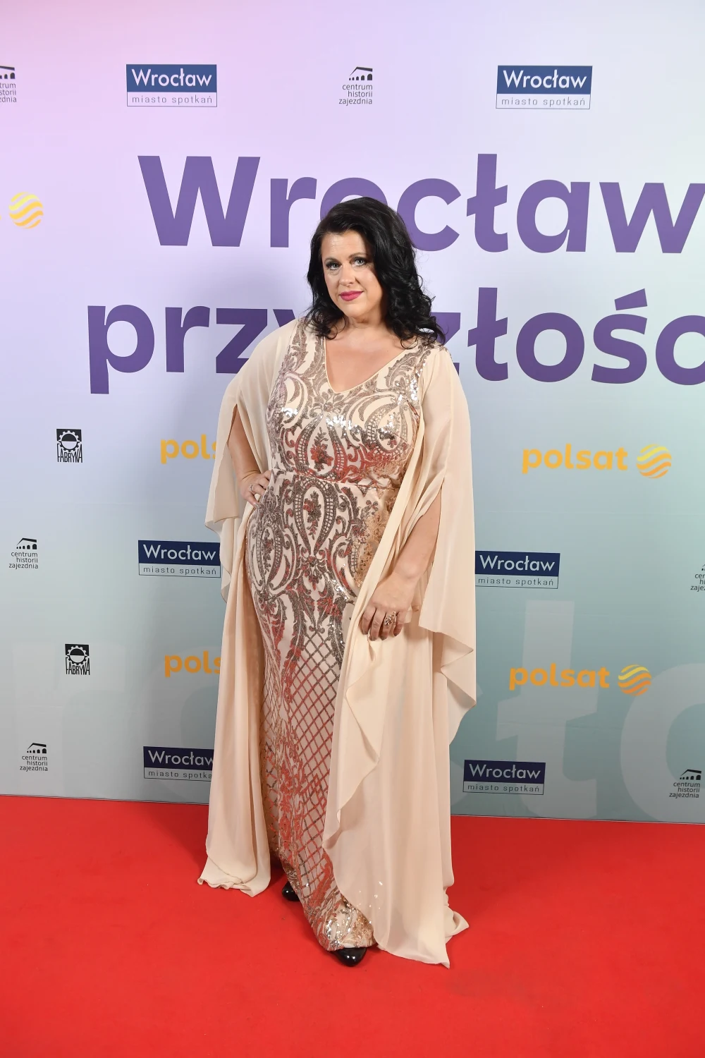 Jadwiga Postrożna na koncercie telewizji Polsat "Wrocław Przyszłości"