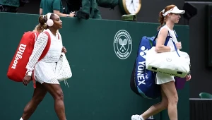 Serena Williams i Maya Joint. Obie panie zagrały ze sobą w pierwszej rundzie Wimbledonu 2026