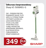 Odkurzacz bezprzewodowy Sharp