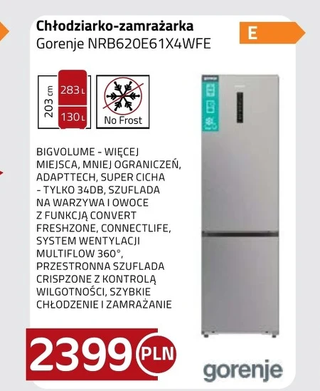Холодильник-морозильна камера Gorenje
