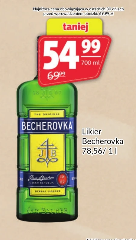 Лікер Becherovka