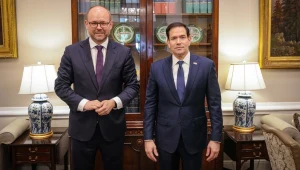 Marcin Przydacz i Marco Rubio